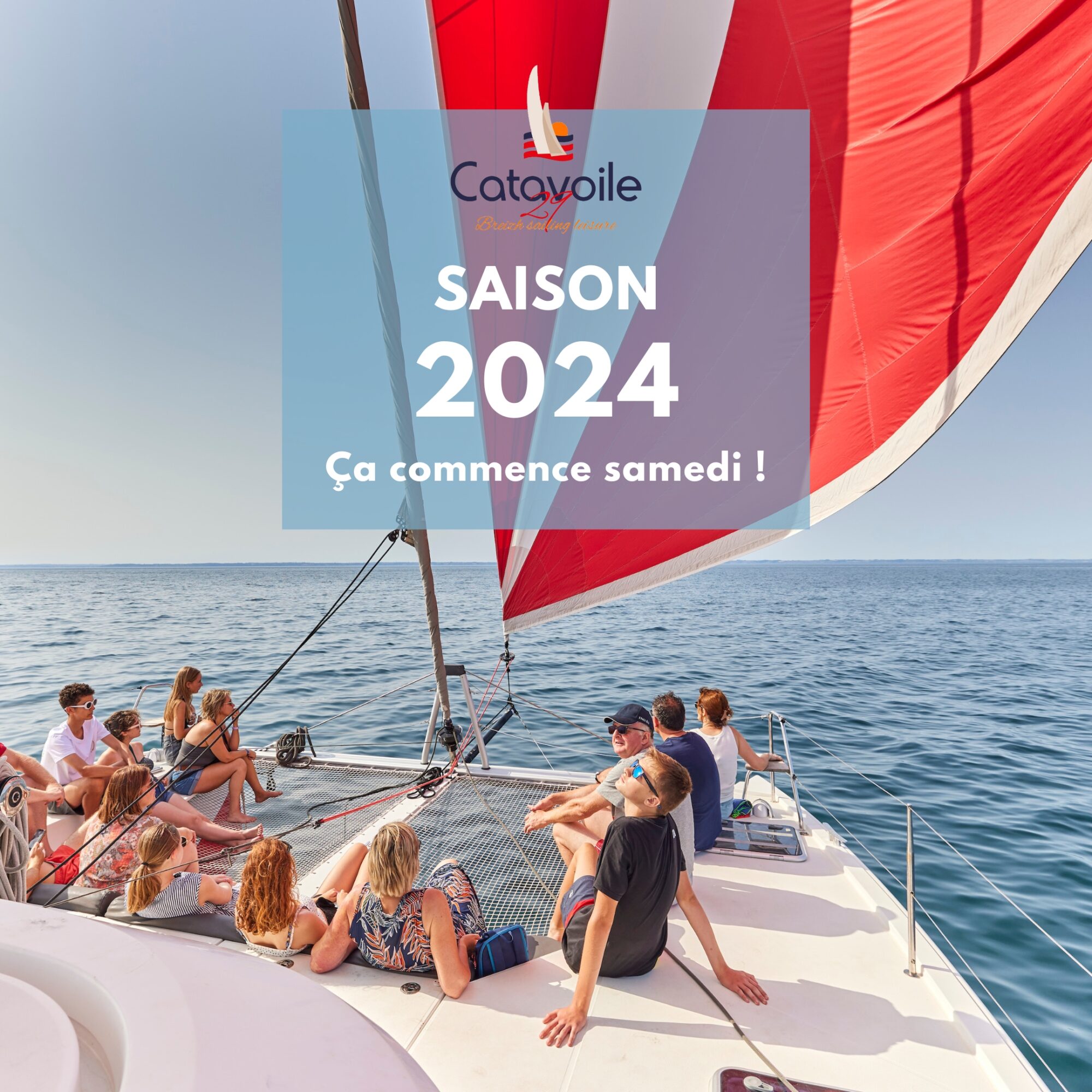 Début de Saison 2024 : J-3 ! • Catavoile 29 • Balades et Croisières en ...