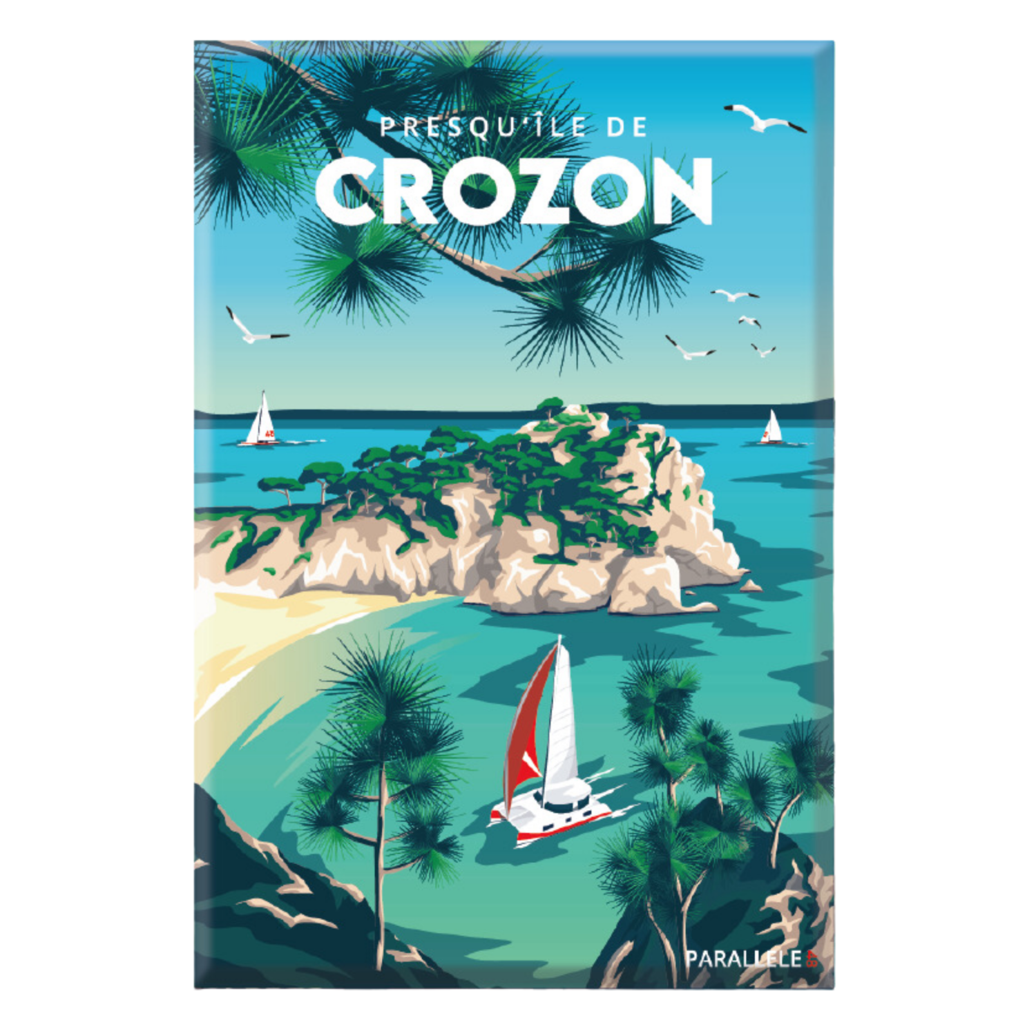 Magnet Presqu'île de Crozon Parallèle 48 Catavoile 29